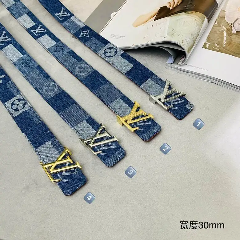 LV Belt 30mmX95-110cm 7D11